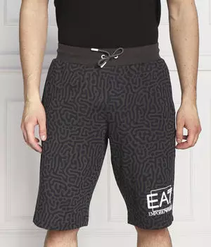 Шорты Regular fit Ea7, черный