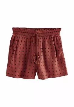 Шорты REGULAR FIT- EMBROIDERED WITH ELASTICATED WAIST Next, красный