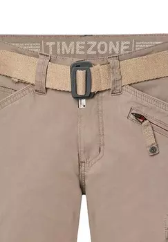 Шорты REGULAR MID WAIST TIMEZONE, коричневый