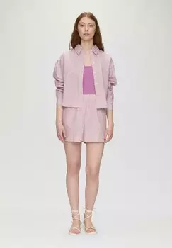 Шорты REGULAR STREIFEN MIT ELASTIKBUND QS, кремовый