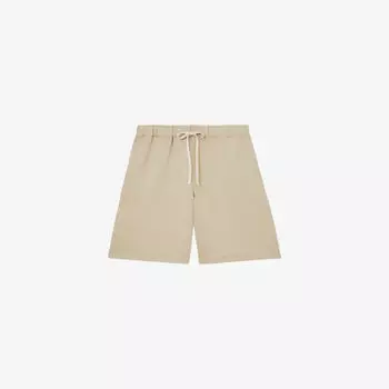 Шорты Reiss x les 100 ciels удлинённые свободного кроя из джерси, зеленый