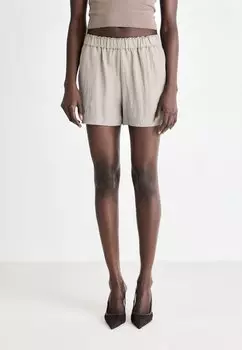 Шорты RELAXED HIGH WAIST Gina Tricot, бежевый