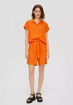 Шорты RELAXED s.Oliver, оранжевый
