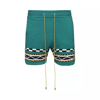 Шорты Rhude Bateau Knit Short, зеленый