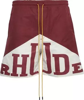 Шорты Rhude Yachting Short 'Maroon/White', красный