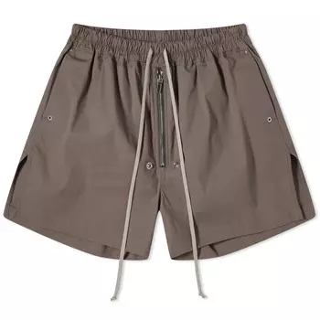 Шорты Rick Owens Bela Heavy Cotton, серо-коричневый