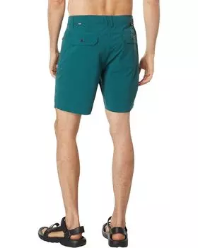 Шорты Rip Curl Boardwalk Global Entry 18" Hybrid Shorts, цвет Blue Green