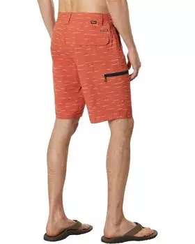 Шорты Rip Curl Boardwalk Global Entry 20" Hybrid Shorts, темно-красный