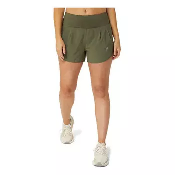 Шорты road 3.5inch running shorts 'mantle green' Asics, зеленый