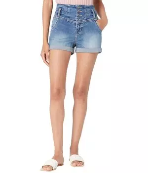 Шорты Rock and Roll Cowgirl, High-Rise Denim Shorts in Medium Vintage 68H9784