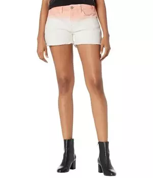 Шорты Rock and Roll Cowgirl, Mid-Rise Ombre Denim Shorts in Peach Ombre 68M9782