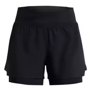 Шорты run stamina 2in1 short 'black' Under Armour, черный