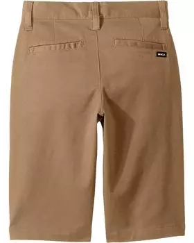 Шорты Rvca Weekday Stretch Shorts, цвет Dark Khaki