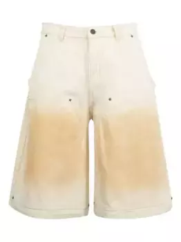 Шорты с эффектом потертости UNTITLED ARTWORKS, нейтральный