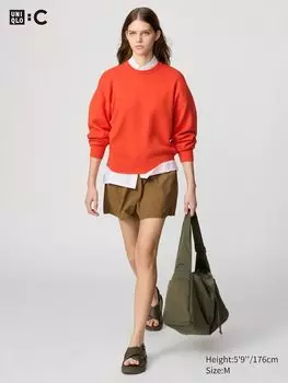 Шорты с экипировкой Uniqlo, коричневый