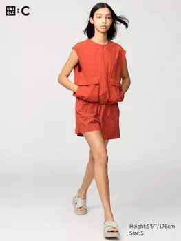 Шорты с экипировкой Uniqlo, оранжевый