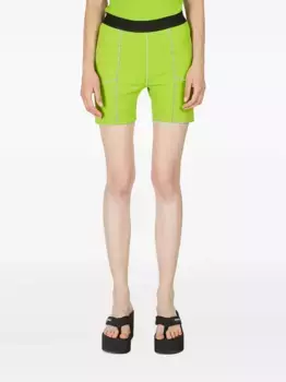 Шорты с эластичной талией A.P.C., зеленый