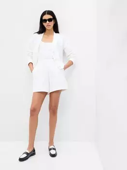 Шорты с эластичной талией Gap, белый