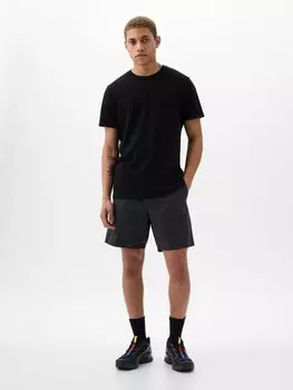 Шорты с эластичным поясом Gap, черный