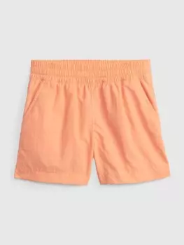 Шорты с эластичным поясом Gap, оранжевый