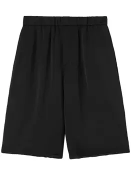 Шорты с эластичным поясом Jil Sander, черный