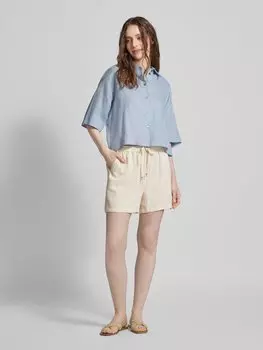 Шорты с эластичным поясом модель 'МИШЕЛЬ' Vero Moda, бежевый