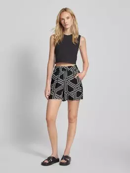 Шорты с эластичным поясом Vero Moda, черный