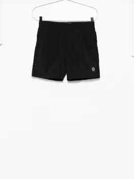 Шорты с аппликацией логотипа Stone Island, черный