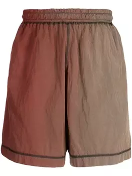 Шорты с аппликацией-логотипом Aries, красный