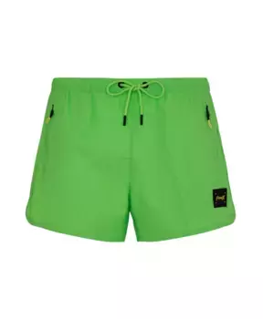 Шорты с боковыми молниями F**K, зеленый