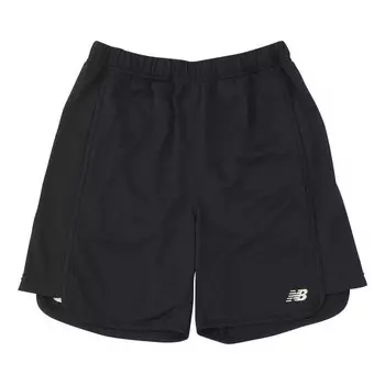 Шорты с боковыми вставками New Balance, черный