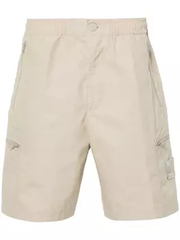 Шорты с декором Compass Stone Island, бежевый