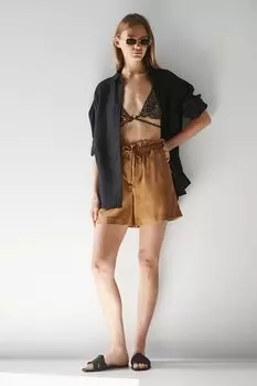 Шорты с добавлением льна Medicine, коричневый