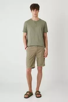 Шорты с добавлением льна Medicine, зеленый