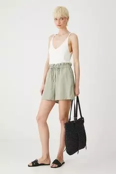 Шорты с добавлением льна Medicine, зеленый