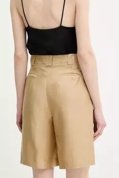 Шорты с добавлением льна Savoureux La Petite Franaise, зеленый