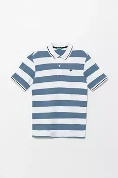 Шорты с добавлением льна United Colors Of Benetton, синий