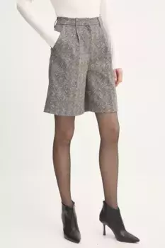 Шорты с добавлением шерсти Answear Lab, серый