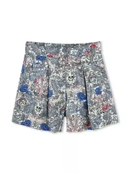 Шорты с графичным принтом Zadig & Voltaire Kids, синий