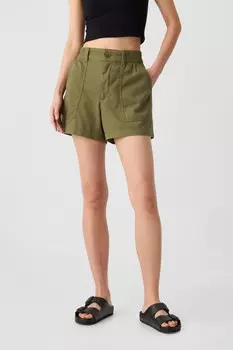 Шорты с камуфляжным принтом Gap, зеленый