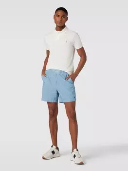 Шорты с карманами и простым дизайном Polo Ralph Lauren, синий