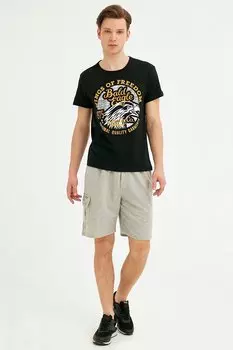 Шорты с карманами-карго Fullamoda, серый