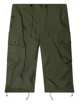 Шорты с карманами-карго и завязками Needles, зеленый