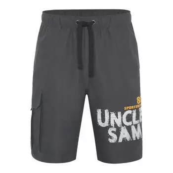 Шорты с карманом-карго UNCLE SAM, цвет grau