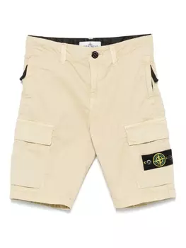Шорты с компасом Stone Island Junior, нейтральный
