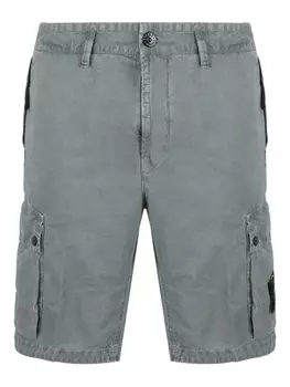 Шорты с компасом Stone Island, серый