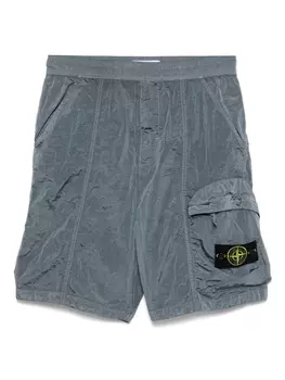 Шорты с компасом Stone Island, серый