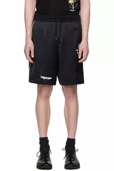 Шорты с контрастной окантовкой Wooyoungmi, черный