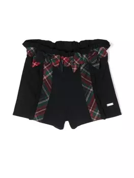 Шорты с контрастной вставкой Patachou, синий