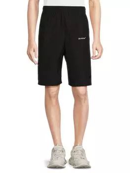 Шорты с контурным логотипом Diag Off-White, черный